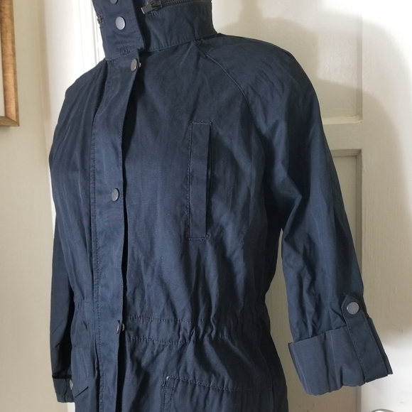 A NEW DAY S black drawstring waist and hem roll tab polyester jacket - Picture 3 of 5